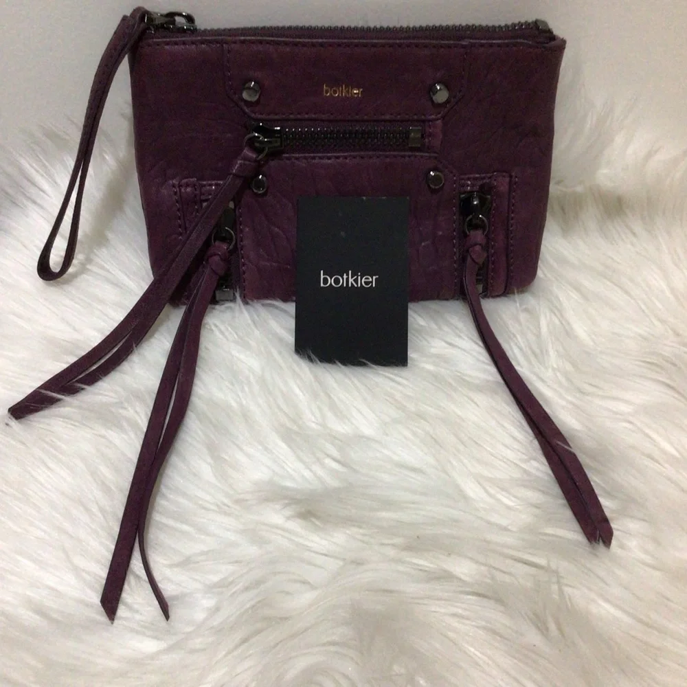 Botkier Kiera purple wristlet clutch - Picture 1 of 5